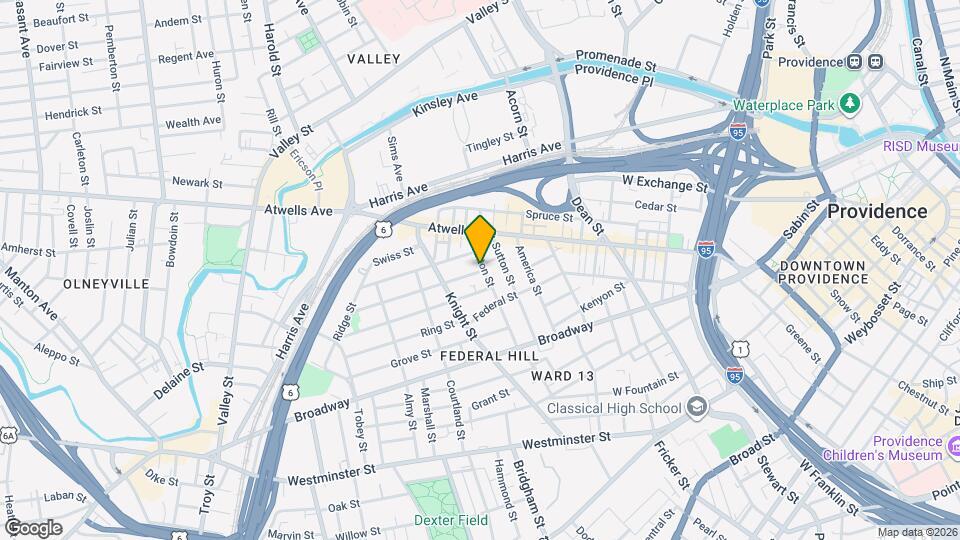 47 Vinton St Map and Location Details