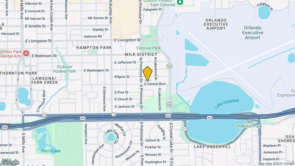 2821 E Central Blvd Map and Location Details