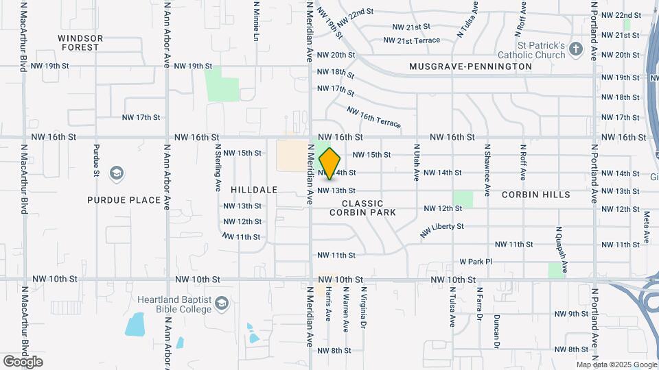 4421 NW 13th St Map and Location Details