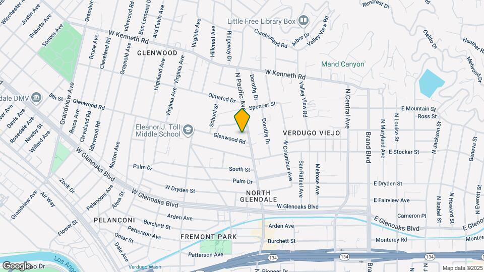 515 Glenwood Rd Map and Location Details