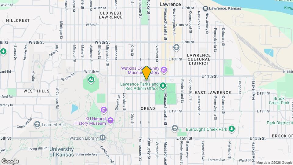 1117 Kentucky St Map and Location Details