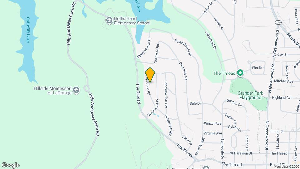 717 Ridgecrest Rd Map and Location Details