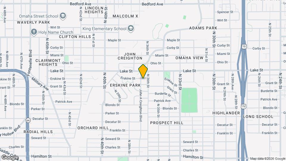 2305 John A Creighton Blvd Map and Location Details