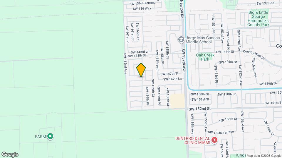 16011 SW 147th Ln Map and Location Details