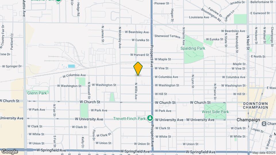 919 W Columbia Ave Map and Location Details