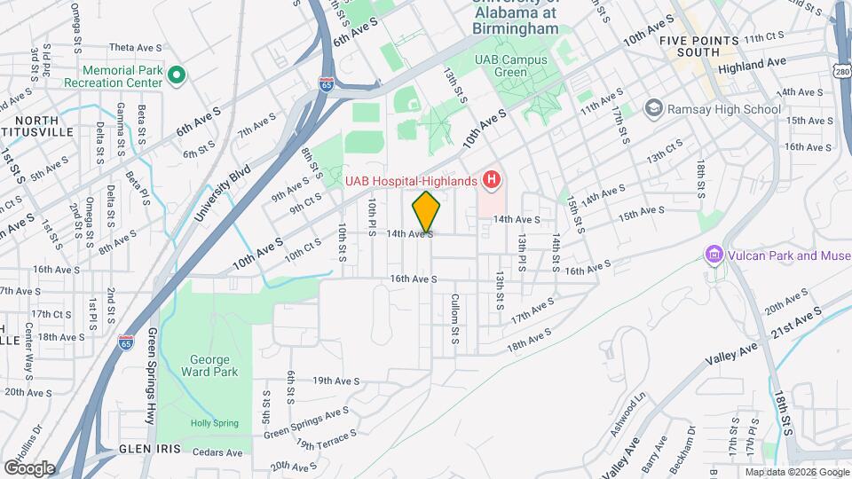 1121 14th Ave S Mapa y Detalles de la Ubicación