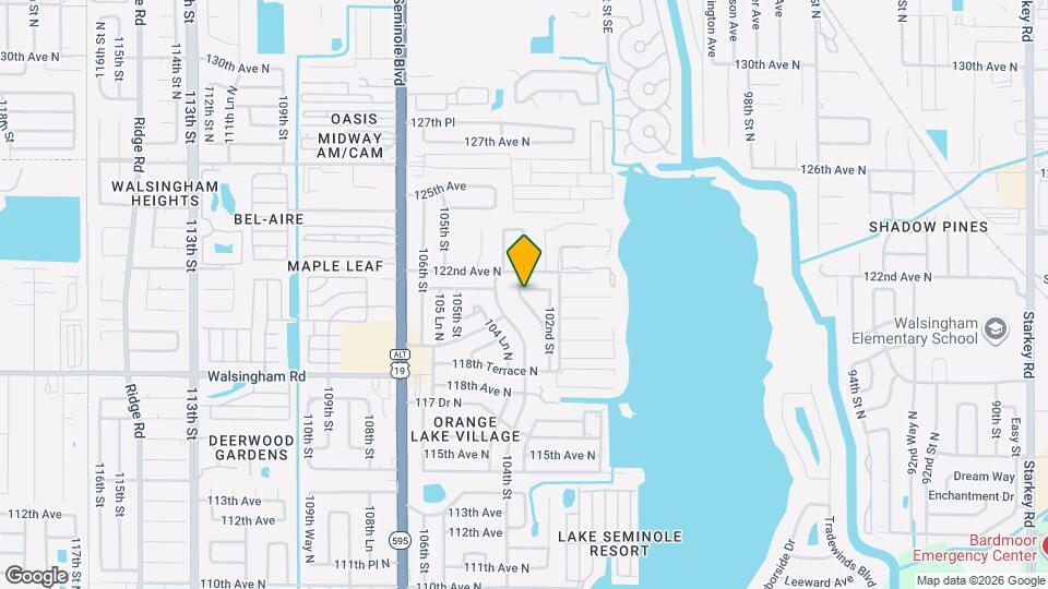 12019 103rd St N Mapa y Detalles de la Ubicación