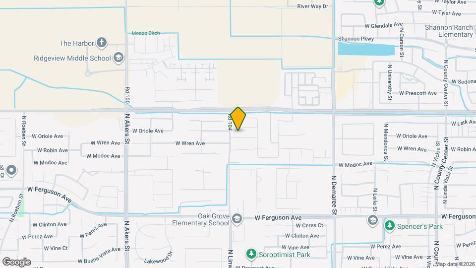 4418 W Robin Ave Map and Location Details