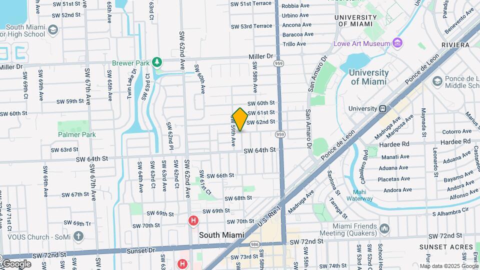 6250 SW 58th Pl Map and Location Details