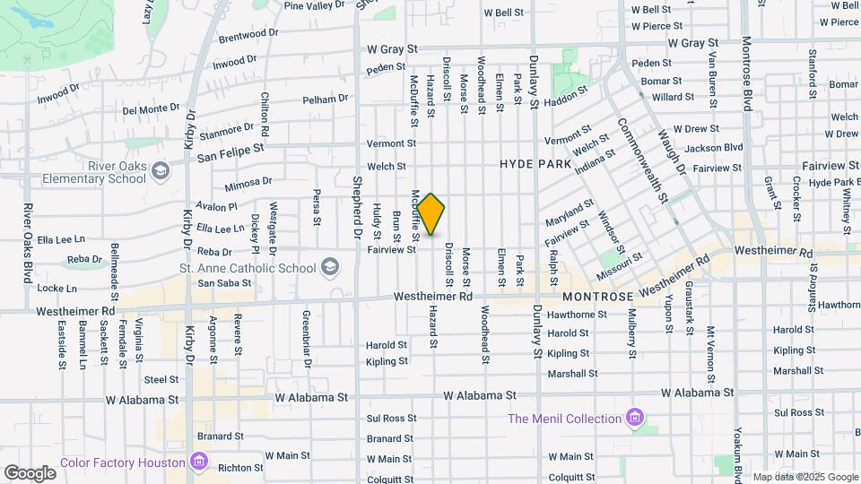 2316 Hazard St Map and Location Details