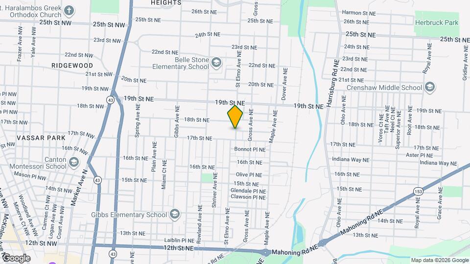 1717 St Elmo Ave NE Map and Location Details