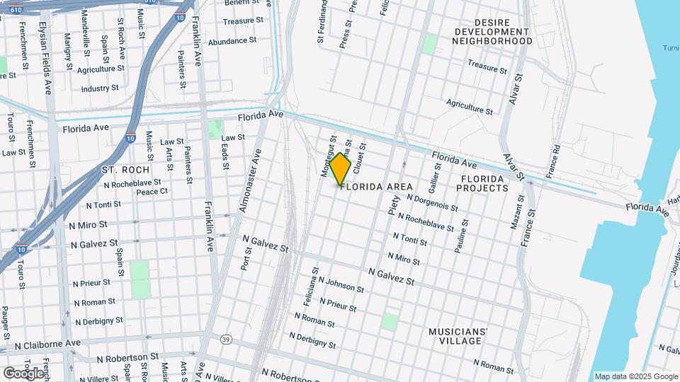 2419 Feliciana St, Unit # A Mapa y Detalles de la Ubicación