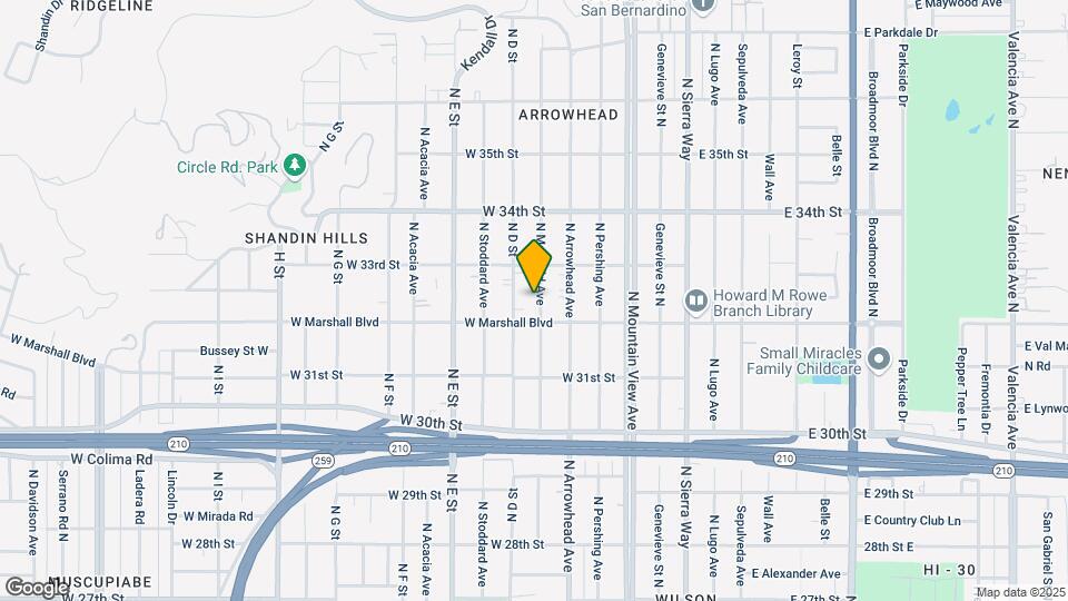 3232 N Mayfield Ave Map and Location Details