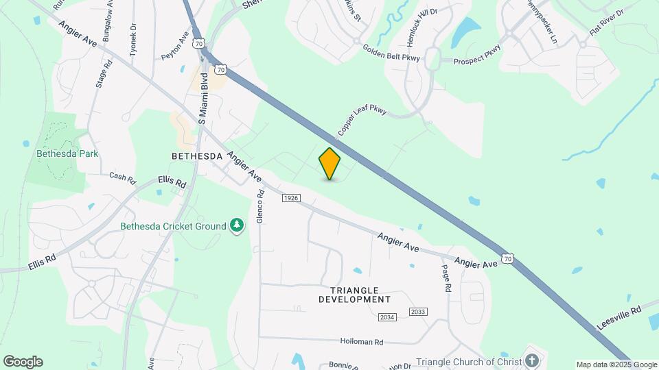 2116 Hinesley Dr Map and Location Details