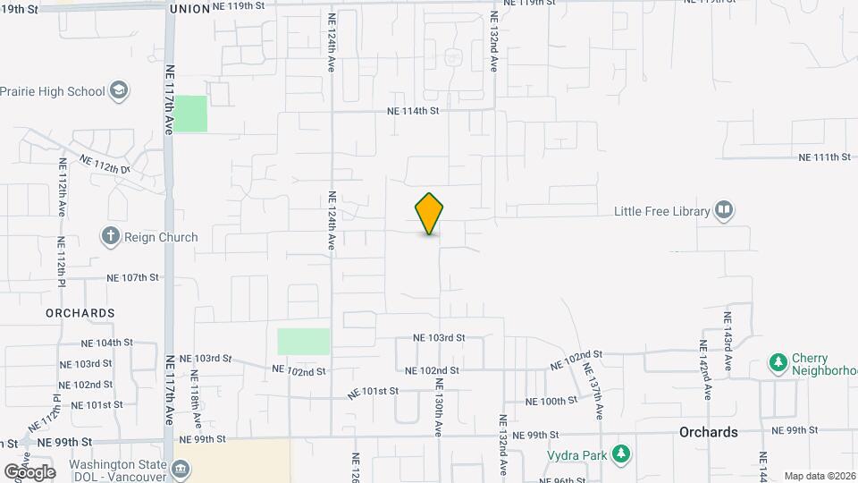 12903 NE 109th St Map and Location Details