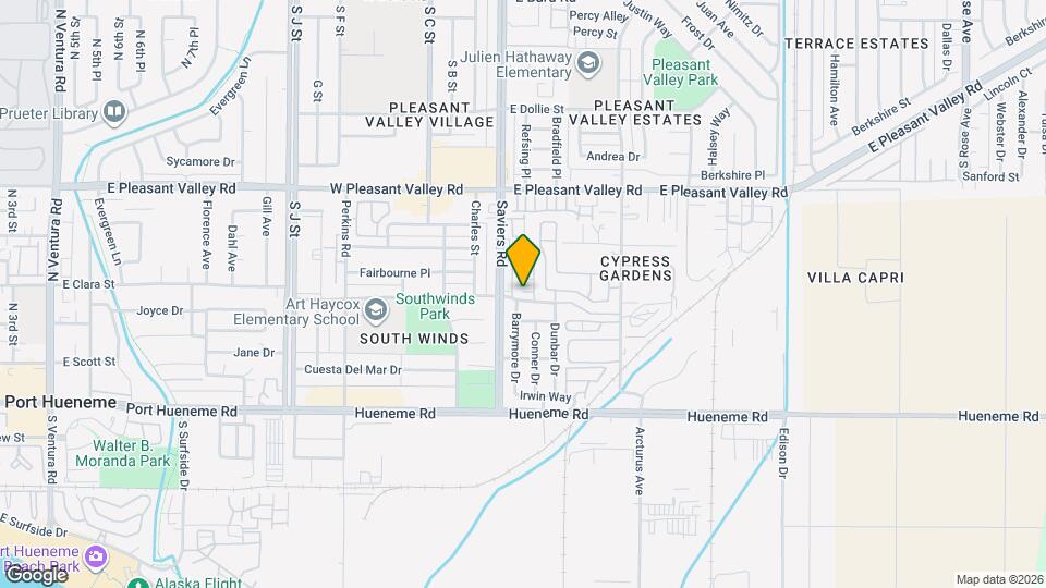 5341 Columbus Pl Map and Location Details