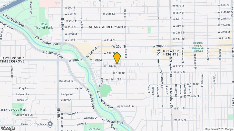 1141 W 17th St Map and Location Details