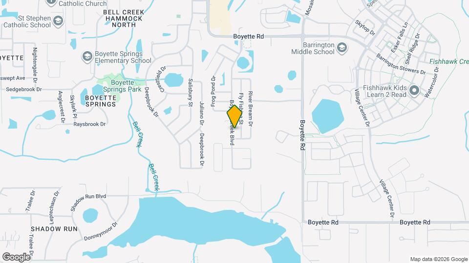 10512 Boyette Creek Blvd Map and Location Details