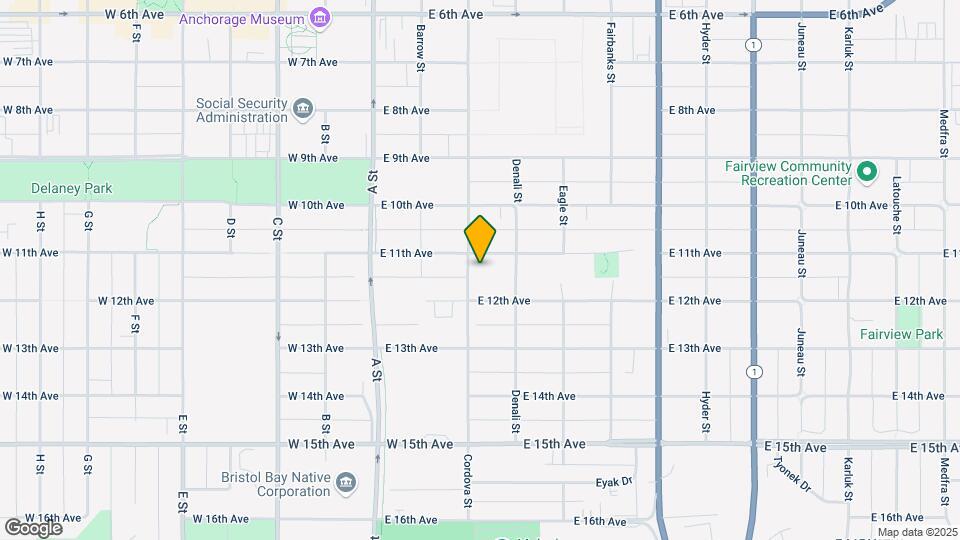 310 E 11th Ave Map and Location Details