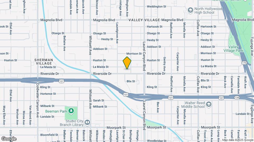 12217 Riverside Dr Map and Location Details