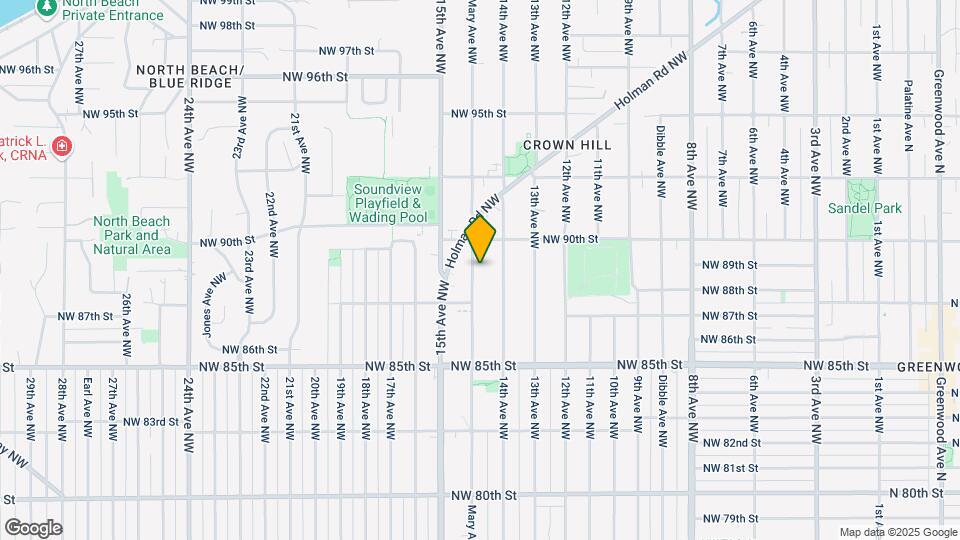 8730 Mary Ave NW Map and Location Details