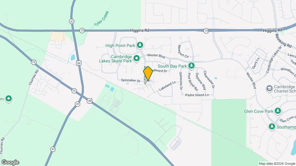 1125 Alta Vista Dr Map and Location Details