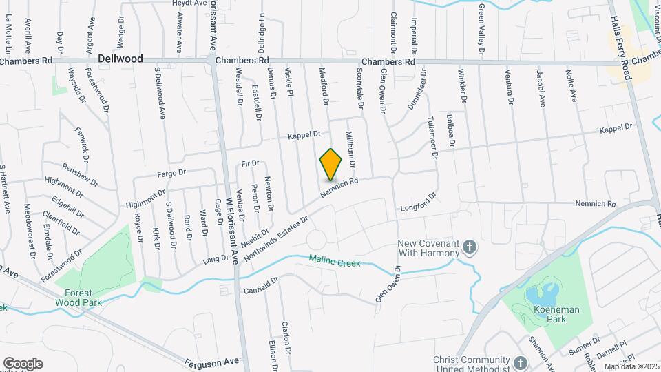 1711 Nemnich Rd Mapa y Detalles de la Ubicación