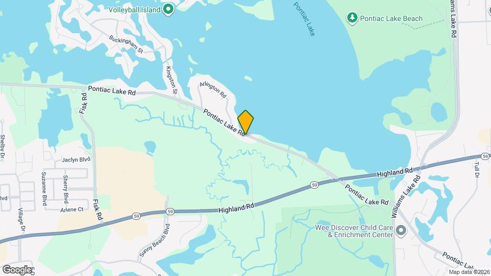 8587 Pontiac Lake Rd Map and Location Details