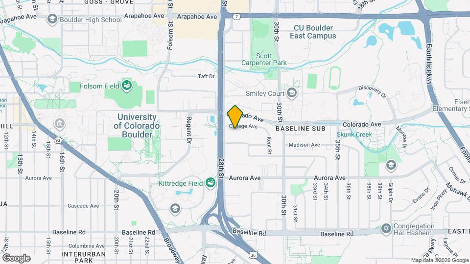 2810 E College Ave Map and Location Details