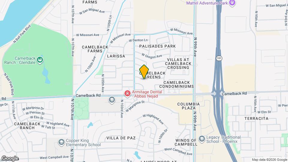 10225 W Windsor Blvd Mapa y Detalles de la Ubicación