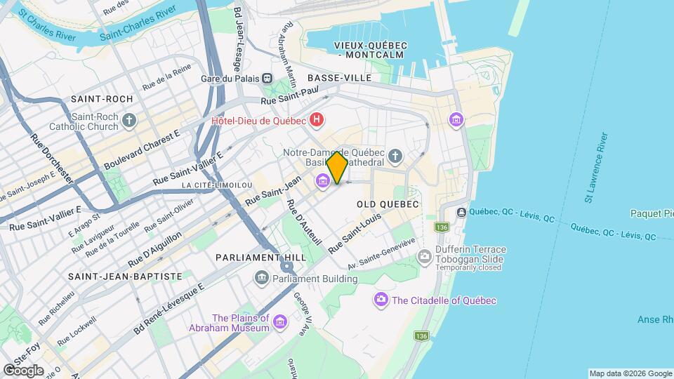 101 Sainte-Anne Rue Map and Location Details