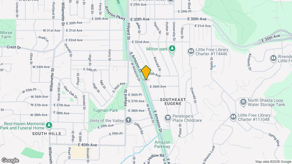 817 E 35th Pl Map and Location Details