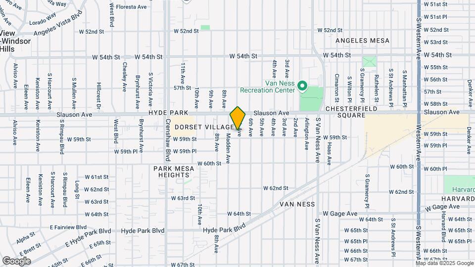 5851 7th Ave Map and Location Details
