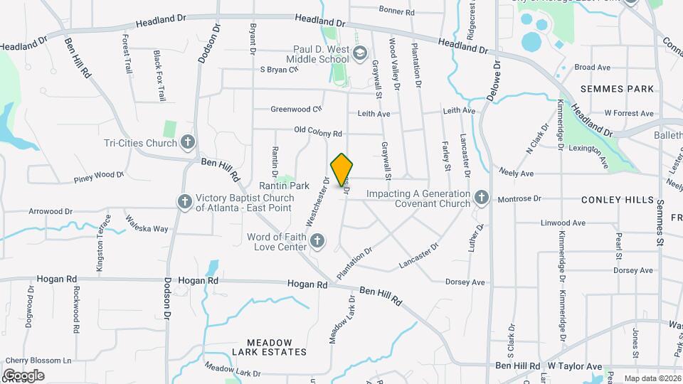 2677 Riggs Dr Map and Location Details