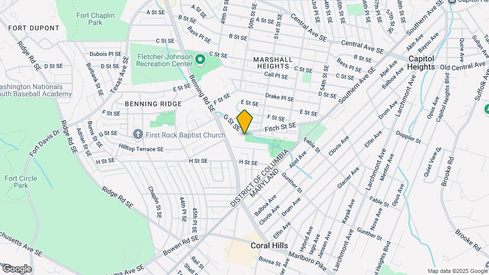 Benning Park Apartments Map and Location Details