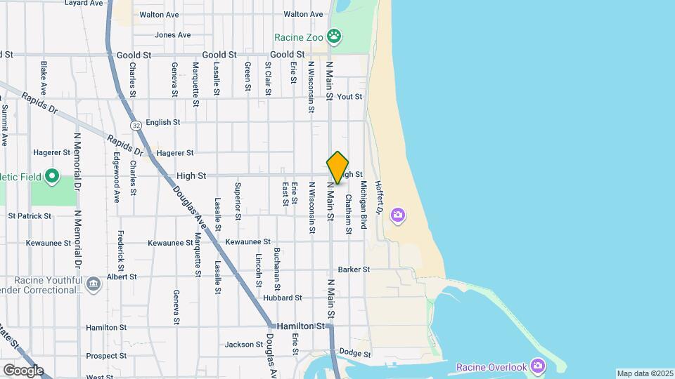 1641 N Main St Map and Location Details