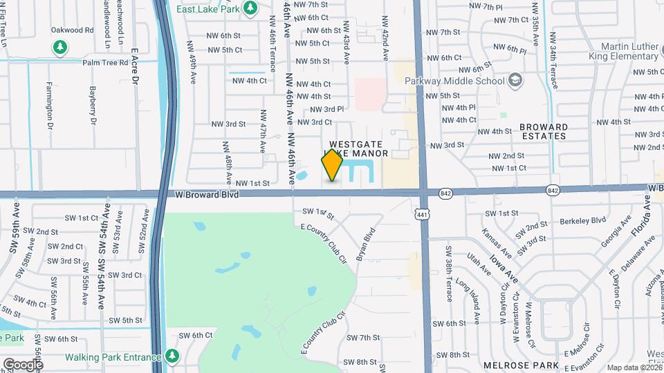 4411 W Broward Blvd Map and Location Details