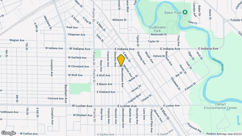 1701 Morehouse Ave Map and Location Details