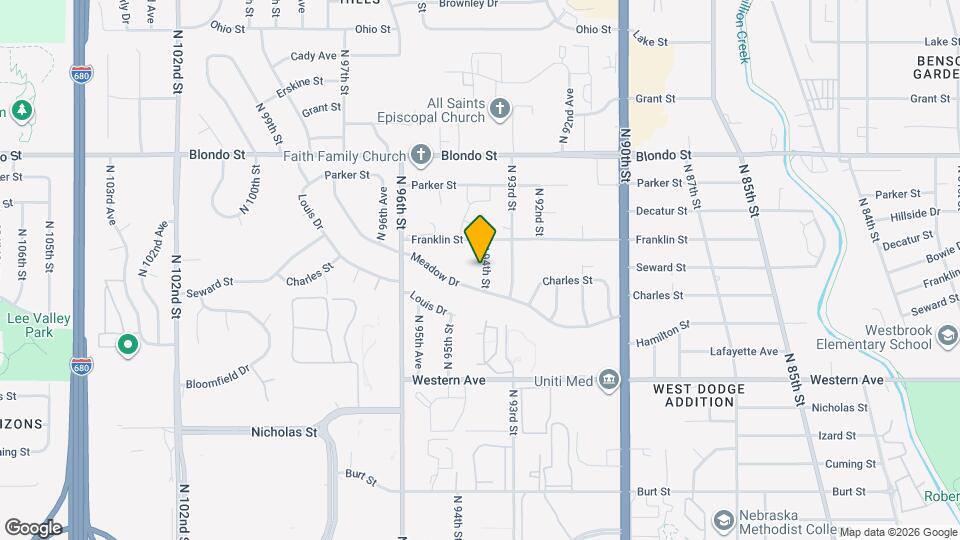 1524 N 94th St Map and Location Details