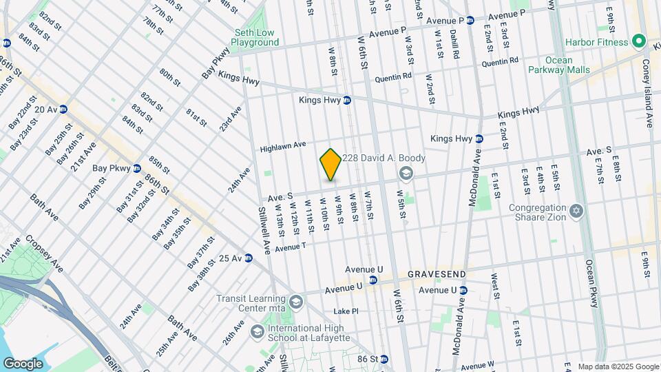 115 Avenue S Map and Location Details