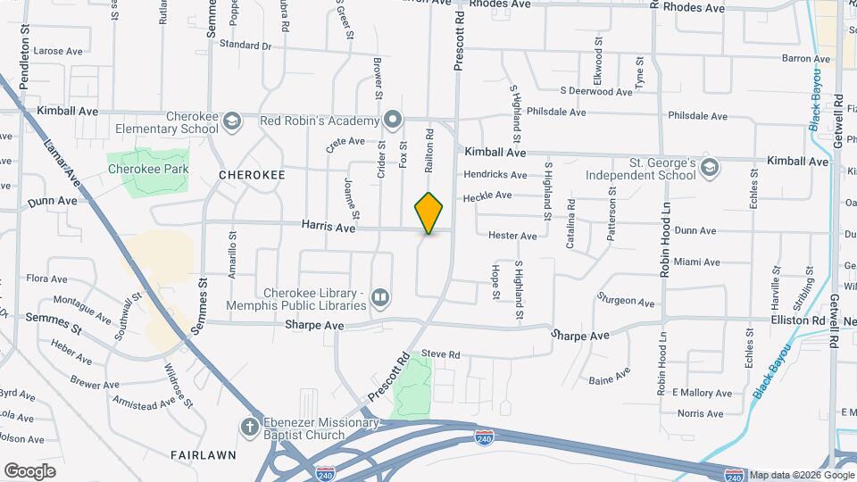 1526 Railton Rd Map and Location Details