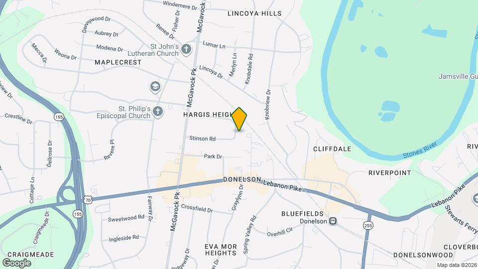 2537 Stinson Rd Map and Location Details