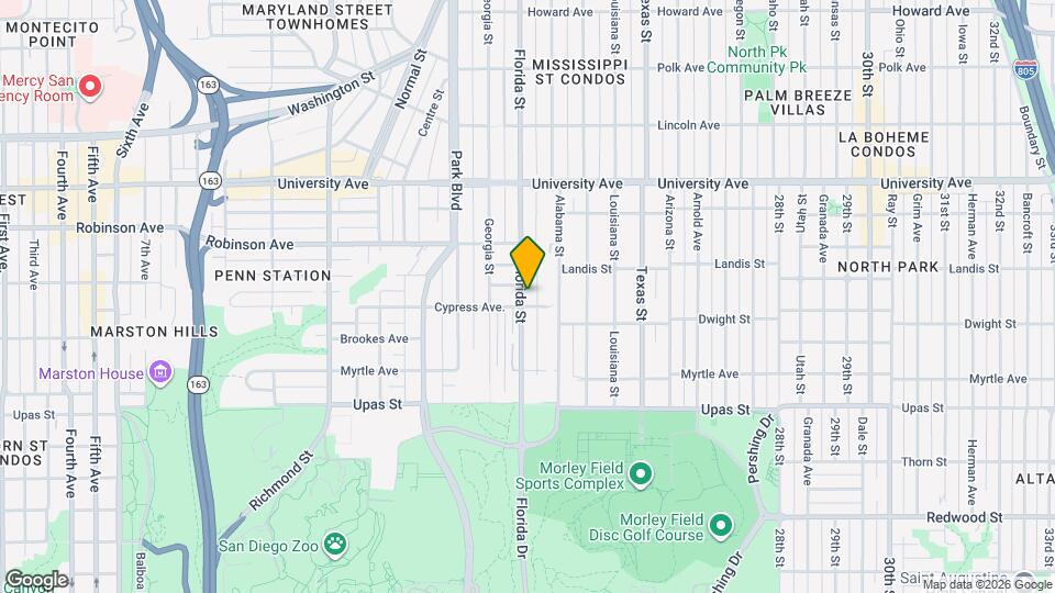 3663 Florida St Map and Location Details