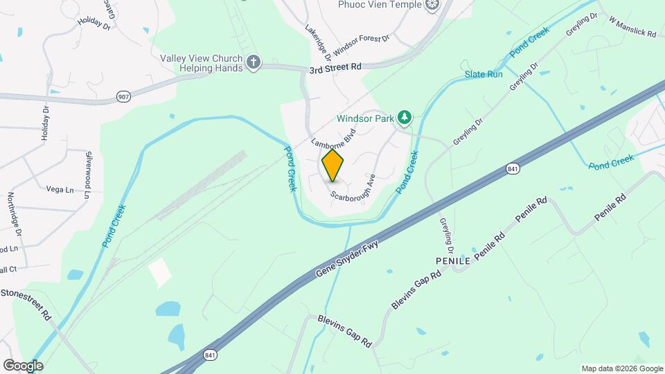 9625 Scarborough Ave Map and Location Details