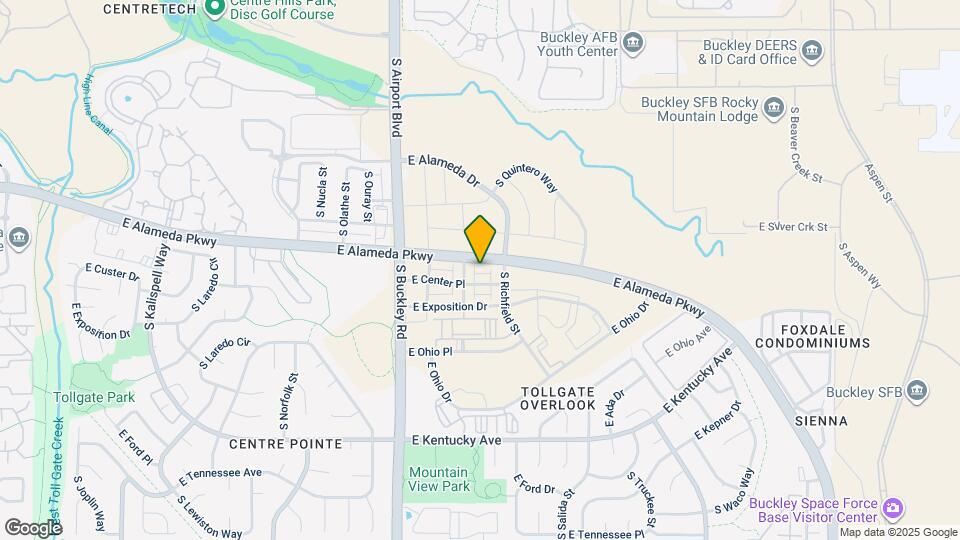 17216 E Alameda Pkwy Map and Location Details