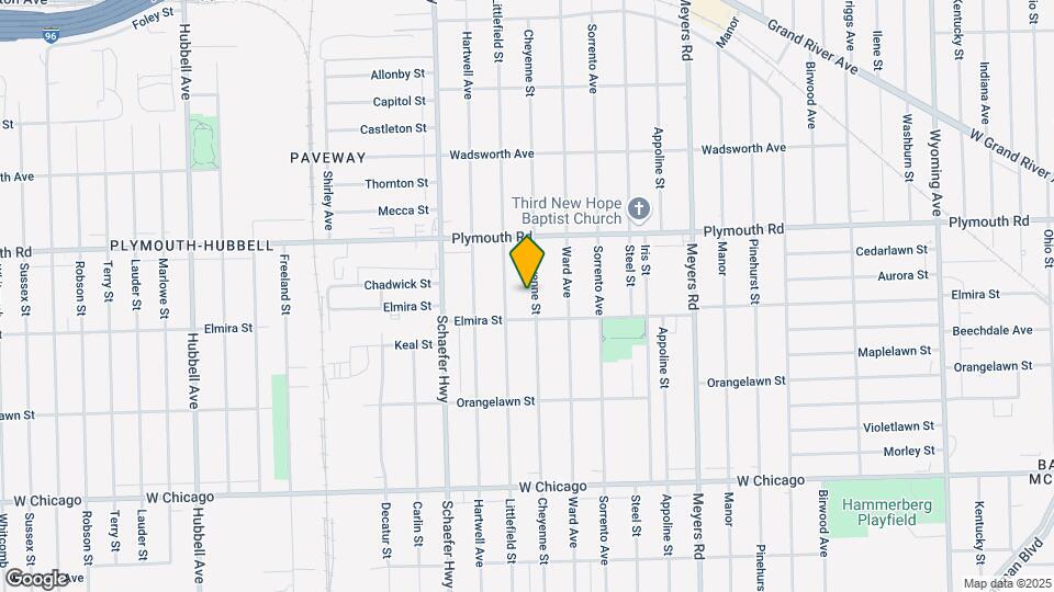11347 Cheyenne St Map and Location Details
