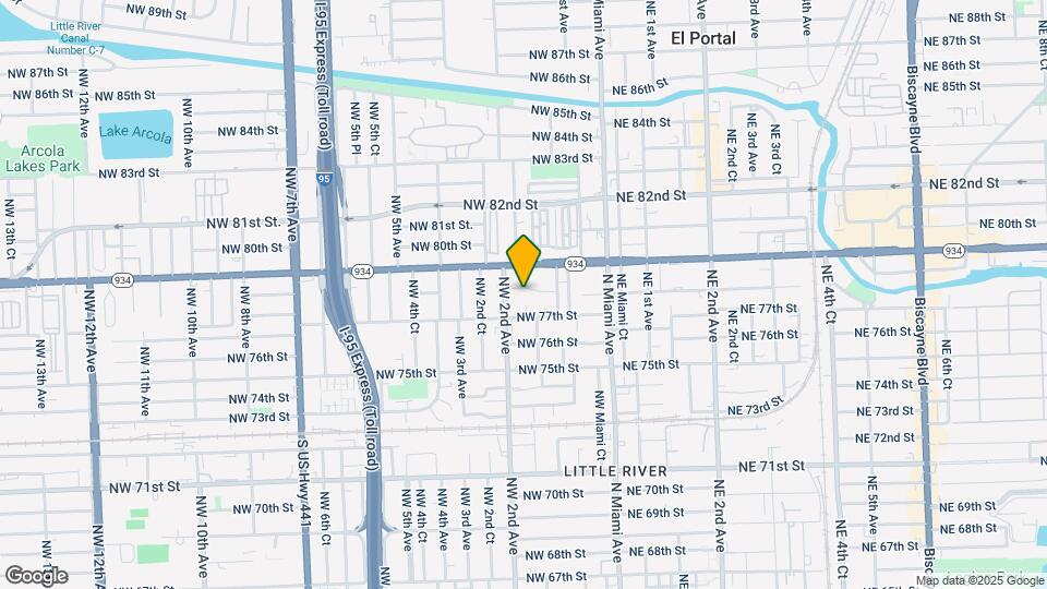 150 NW 78th St, Unit 1 Map and Location Details