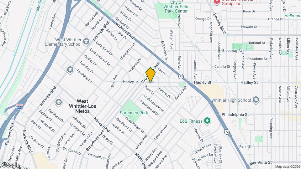 11432 Hadley St Map and Location Details