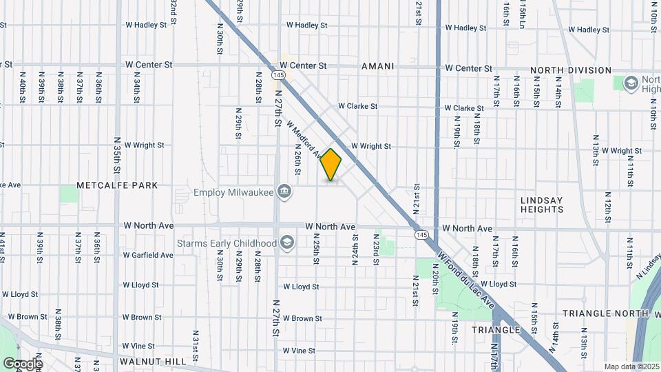 2467 W Auer Ave Map and Location Details
