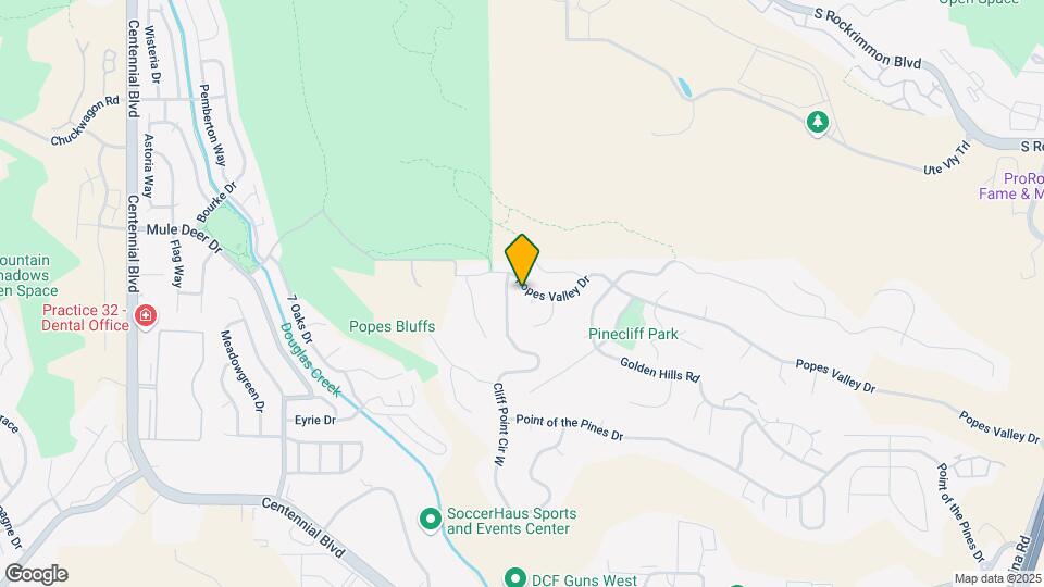 1155 Popes Valley Dr Map and Location Details